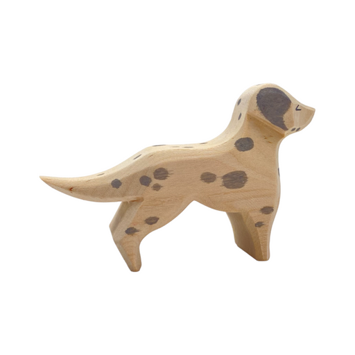 Handcrafted Open Ended Wooden Toy Farm Animal - Dalmatian