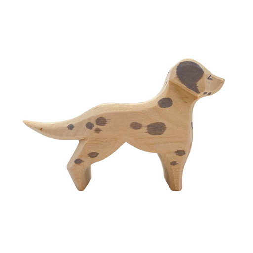 Handcrafted Open Ended Wooden Toy Farm Animal - Dalmatian