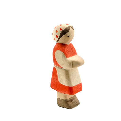 Handcrafted Open Ended Wooden Toy Figure Family - Heidi