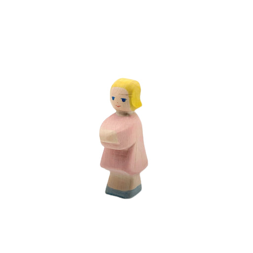 Handcrafted Open Ended Wooden Toy Figure Family - Daughter