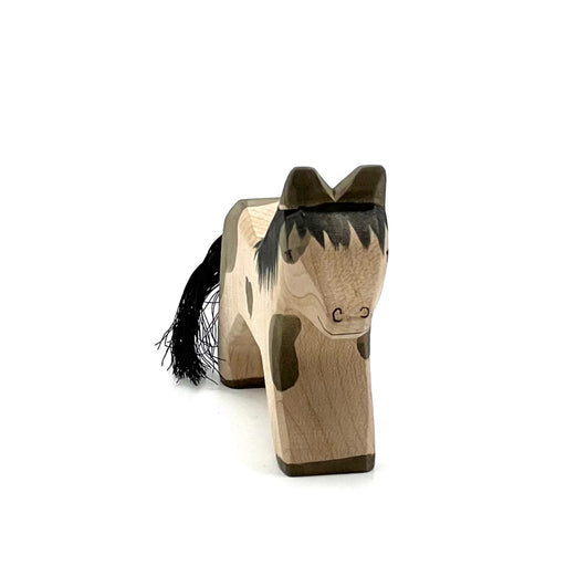 Handcrafted Open Ended Wooden Toy Farm Animal - Pony Running