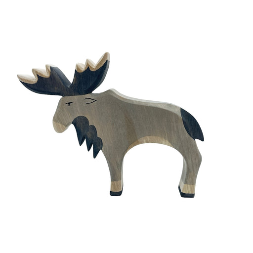 Handcrafted Open Ended Wooden Toy Animal - Moose