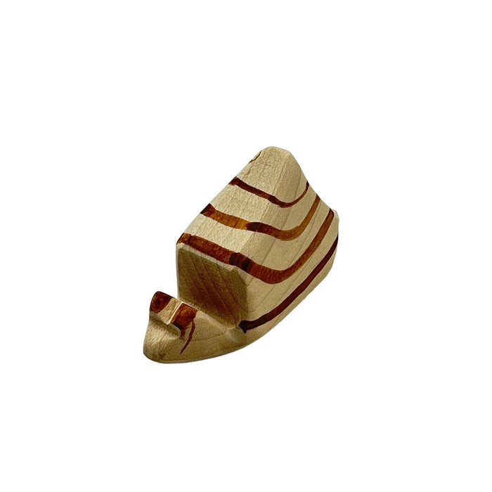 Handcrafted Open Ended Wooden Toy Animal - Snail