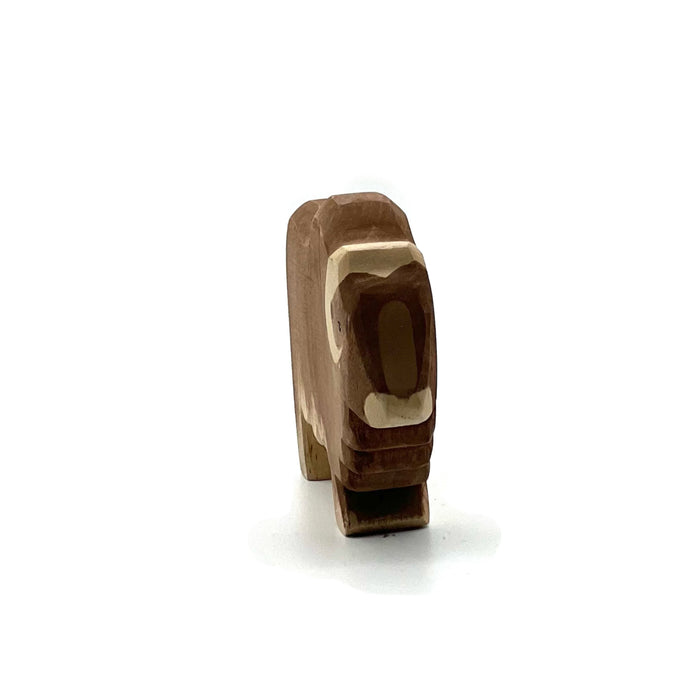 Handcrafted Open Ended Wooden Toy Animal - Musk Ox