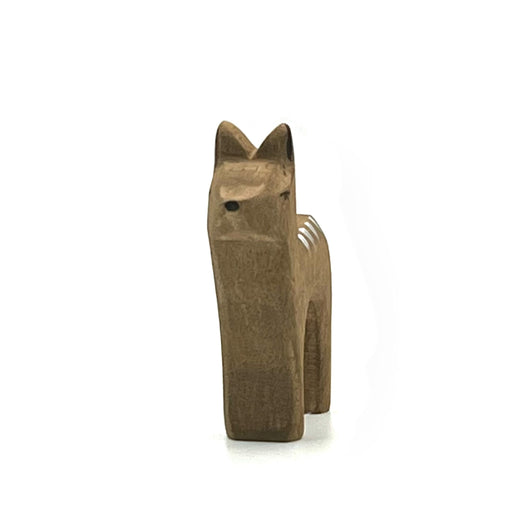 Handcrafted Open Ended Wooden Toy Animal - Deer standing small