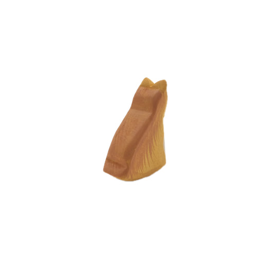 Handcrafted Open Ended Wooden Toy Farm Animal - Cat sitting
