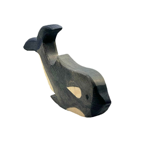 Handcrafted Open Ended Wooden Toy Animal - Orca/Killer Whale