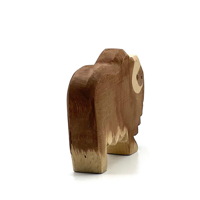 Handcrafted Open Ended Wooden Toy Animal - Musk Ox