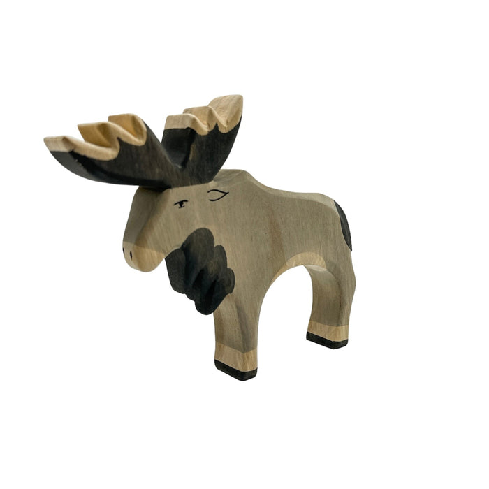 Handcrafted Open Ended Wooden Toy Animal - Moose