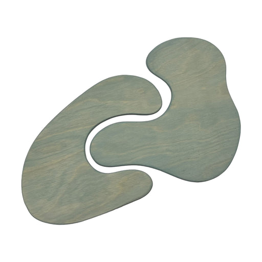 Handcrafted Open Ended Wooden Toy Tree and Landscaping - Pond Plate 2 Parts