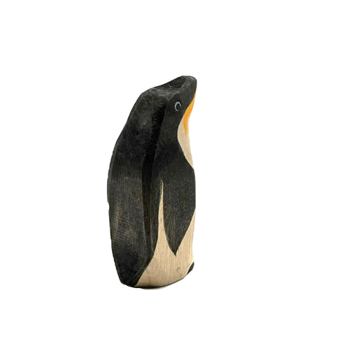 Handcrafted Open Ended Wooden Toy Animal - Penguin Beak High