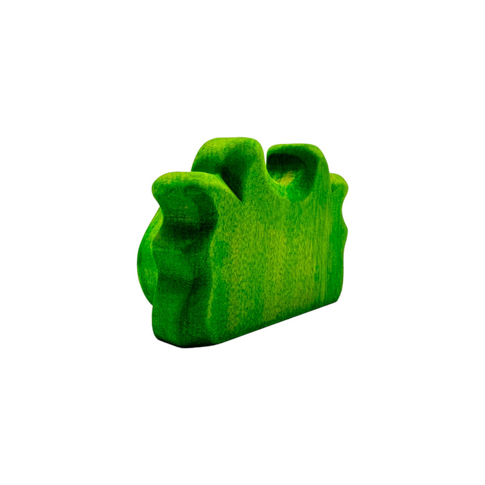 Handcrafted Open Ended Wooden Toy Tree and Landscaping - Shrub Small