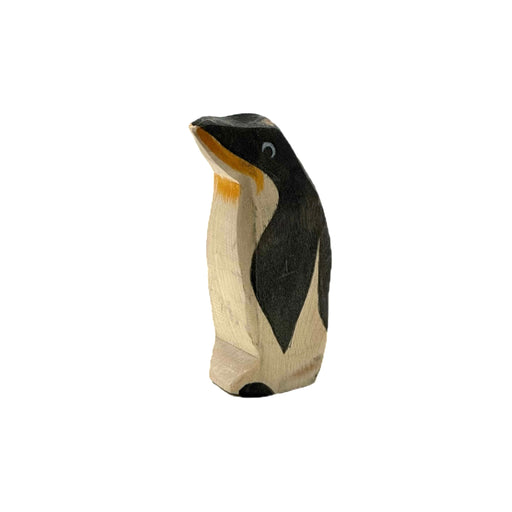Handcrafted Open Ended Wooden Toy Animal - Penguin Beak High