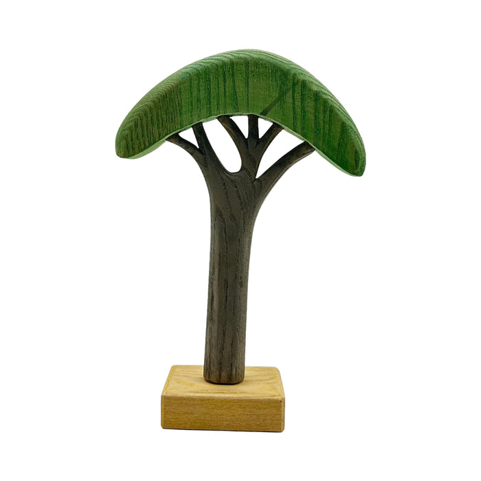 Handcrafted Open Ended Wooden Toy Tree and Landscaping - African Tree Medium