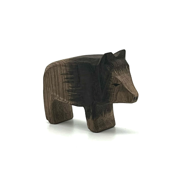 Handcrafted Open Ended Wooden Toy Animal - Wild Boar Sow