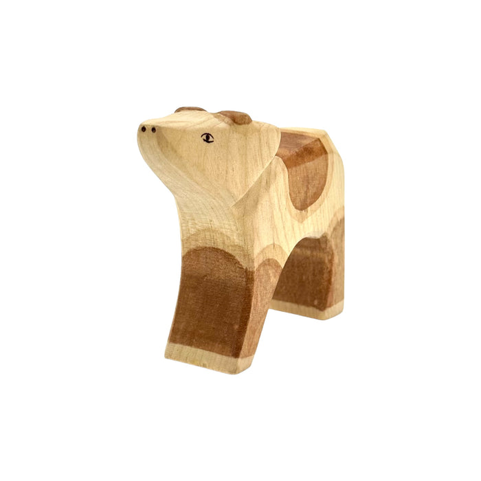 Handcrafted Open Ended Wooden Toy Animal - Reindeer Calf