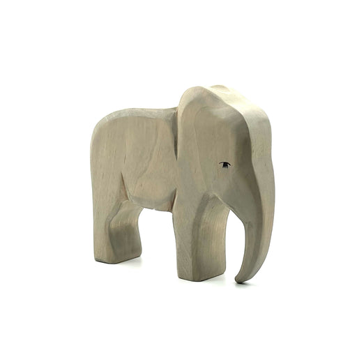 Handcrafted Open Ended Wooden Toy Animal - Large Male Elephant