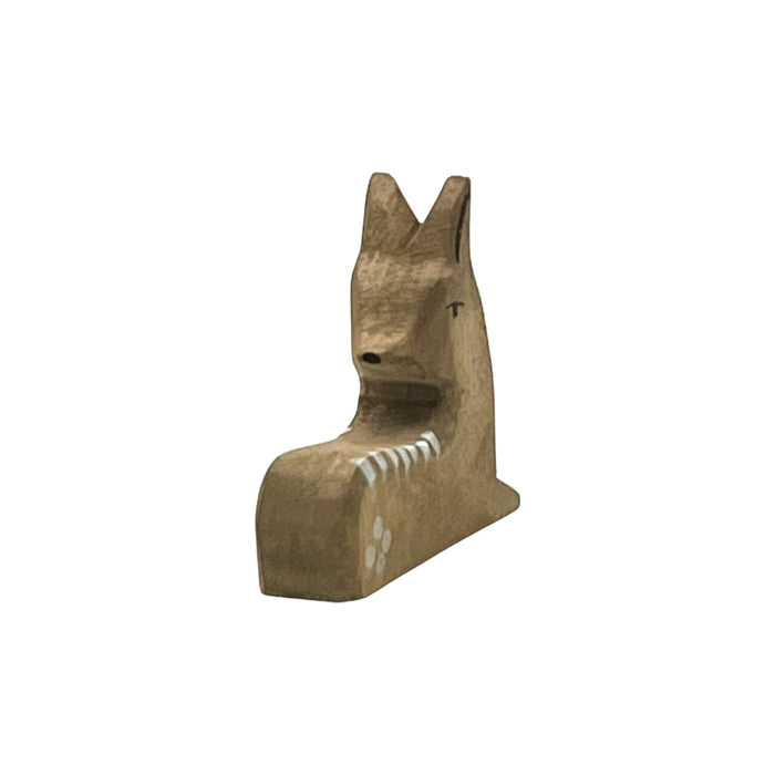 Handcrafted Open Ended Wooden Toy Animal - Deer Lying