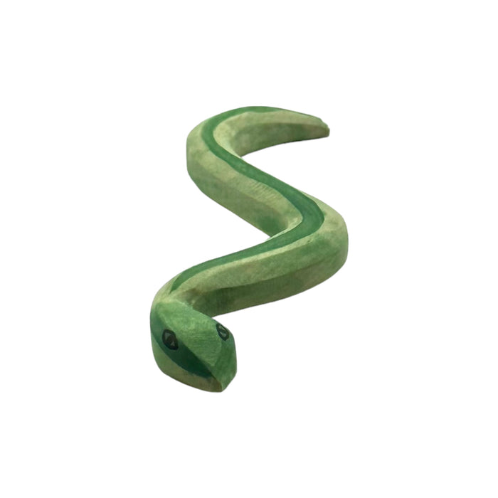 Handcrafted Open Ended Wooden Toy Animal - Snake