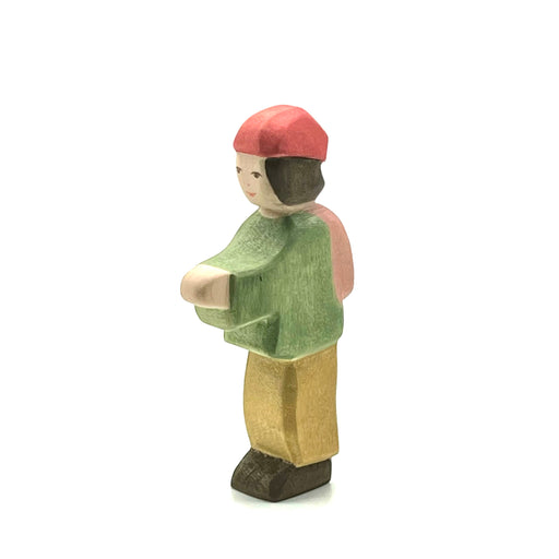 Handcrafted Open Ended Wooden Toy Figure Family - Shepherd Boy