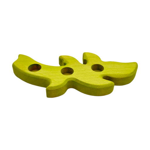 Handcrafted Open Ended Wooden Birthday Ring - Branch Table Decoration (Light Green)