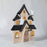 3-Piece Wooden Haunted House Set – Halloween Open-Ended Play | Spooky Village with Ghosts
