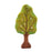 Handcrafted Open Ended Wooden Toy Tree and Landscaping - Pear Tree