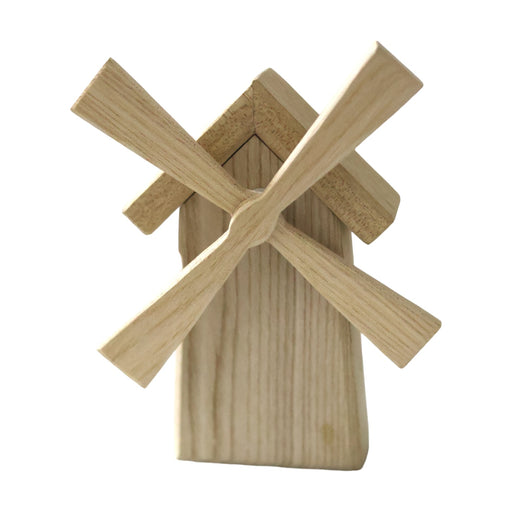 Handcrafted Open Ended Wooden Toy Windmill