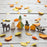 Handcrafted Open Ended Wooden Toy Holiday Set - 6 Pieces Sprite & Halloween Friends Set