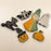 Handcrafted Open Ended Wooden Toy Holiday Set - 6 Pieces Sprite & Halloween Friends Set