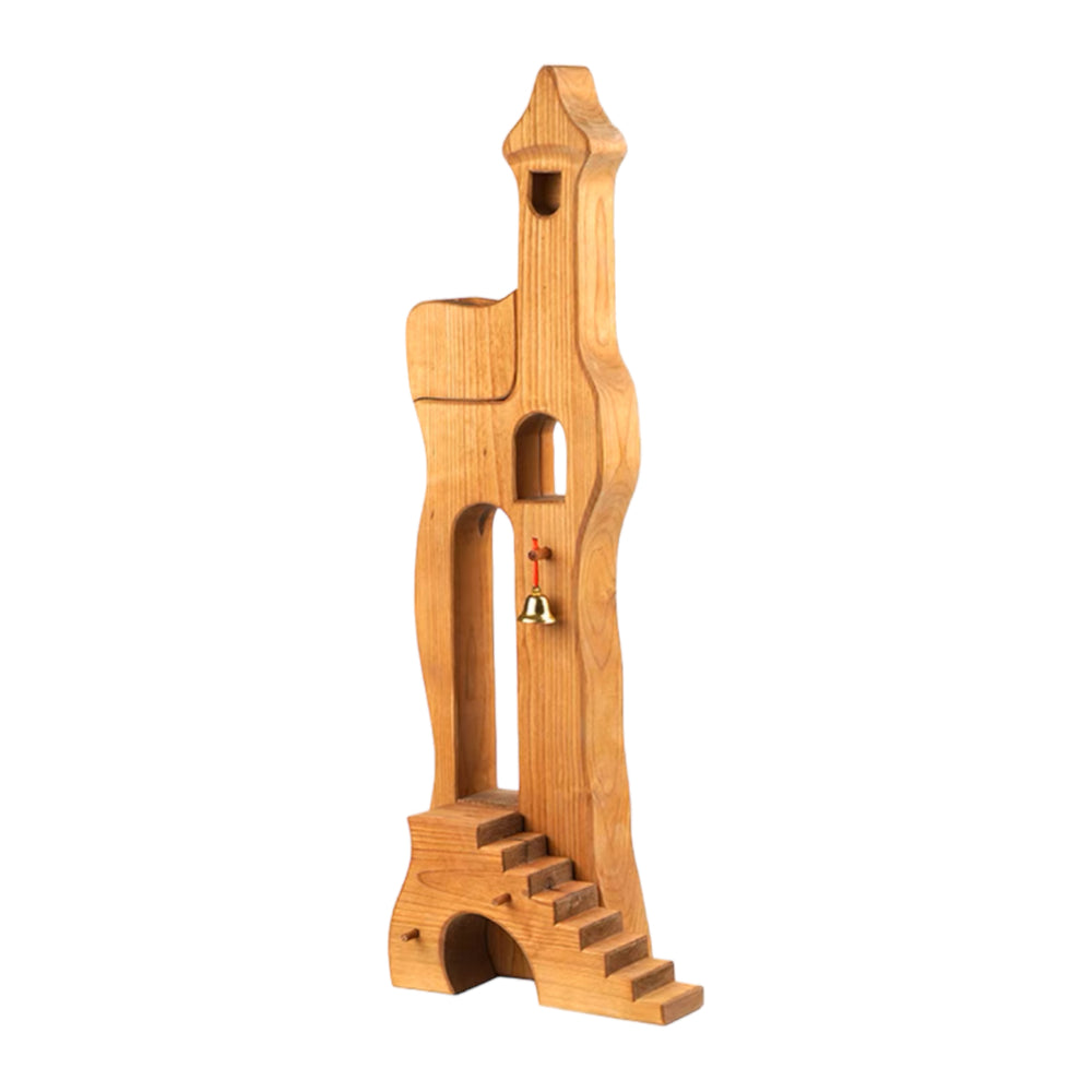 **Pre-order (Ships in 4-5 Weeks)**Handcrafted Open Ended Wooden Toy Castles - Wizard Tower with Stairs