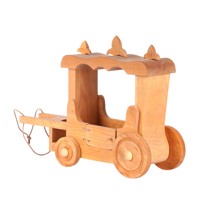 Handcrafted Open Ended Wooden Toy - Stage Coach/Carriage