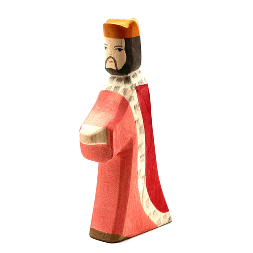 Handcrafted Open Ended Wooden Toy Figure Fairy Tale Royal Family – King