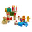 Handcrafted Open Ended Wooden Toy Holiday Set - 17 Pieces Christmas Set with 3 Candles (Christmas Tree Sold Separately)