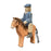 Handcrafted Open Ended Wooden Toy Figure Family - Horseman (Rider Only)