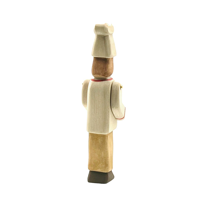 Handcrafted Open Ended Wooden Toy Figure Family - Chef