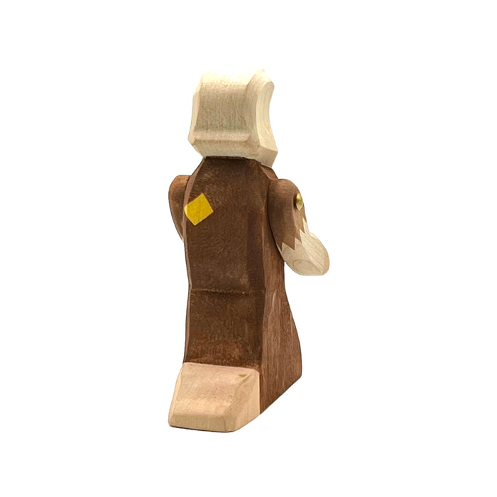 Handcrafted Open Ended Wooden Toy Figure Fairy Tale - Beggar