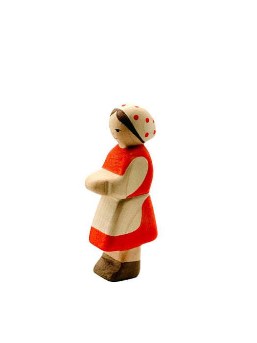 Handcrafted Open Ended Wooden Toy Figure Family - Heidi