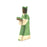 Handcrafted Open Ended Wooden Toy Figure Fairy Tale - King green