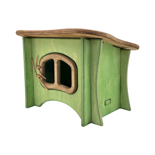 Handcrafted Open Ended Wooden Rabbit/Geese Hutch