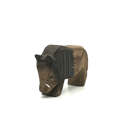 Handcrafted Open Ended Wooden Toy Animal - Wild Boar