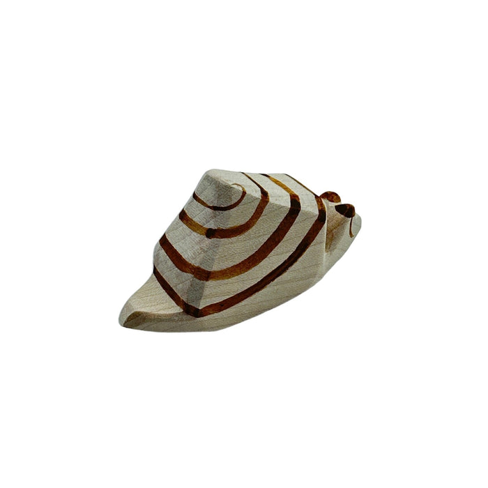 Handcrafted Open Ended Wooden Toy Animal - Snail