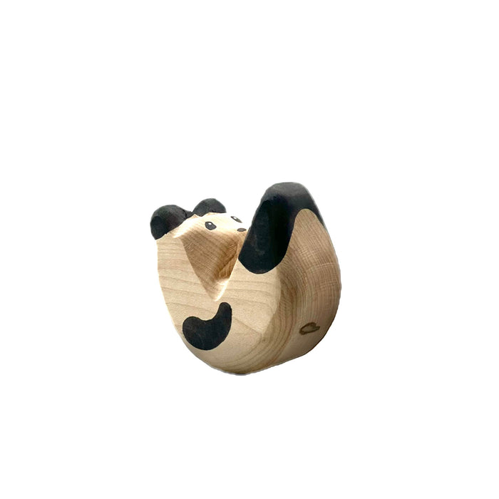Handcrafted Open Ended Wooden Toy Animal - Panda Small
