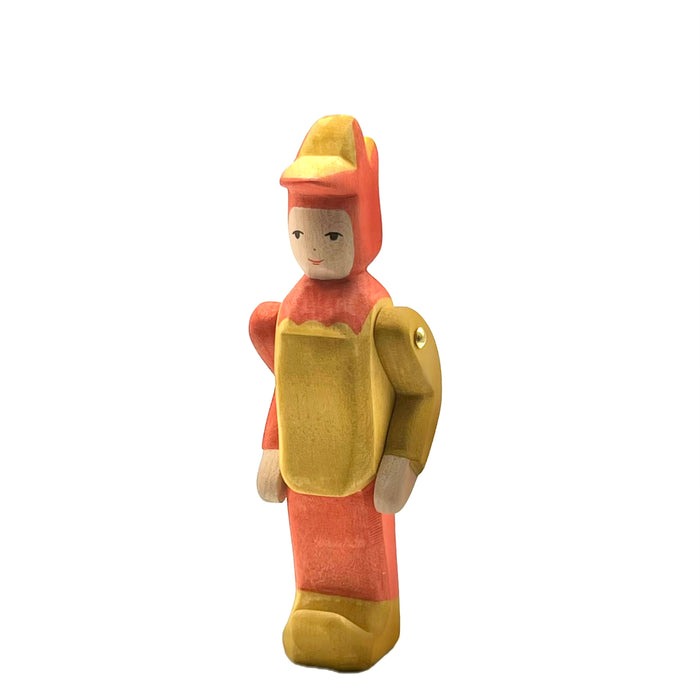 Handcrafted Open Ended Wooden Toy Figure Fairy Tale - Jester