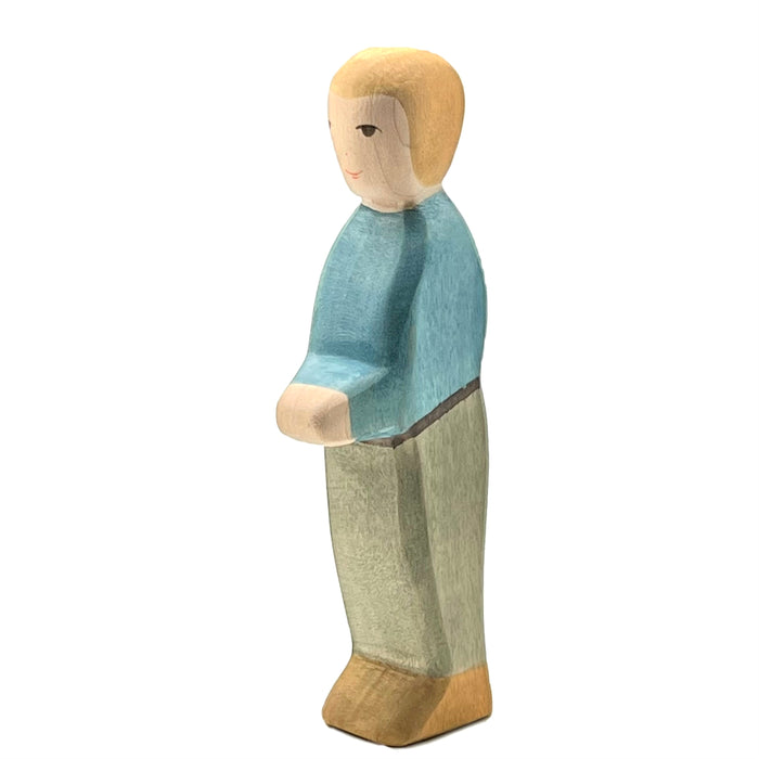 Handcrafted Open Ended Wooden Toy Figure Family - Father