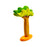 Handcrafted Open Ended Wooden Toy Tree and Landscaping - Large Baobab Tree Thick Trunk