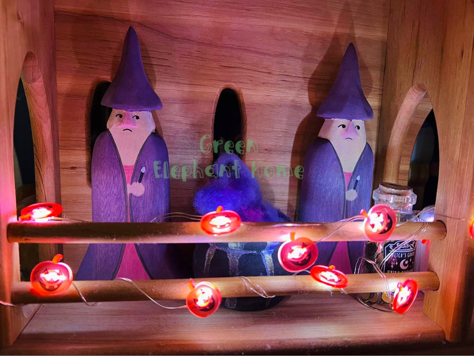 Handcrafted Open Ended Wooden Toy Figure Fairy Tale - Wizard
