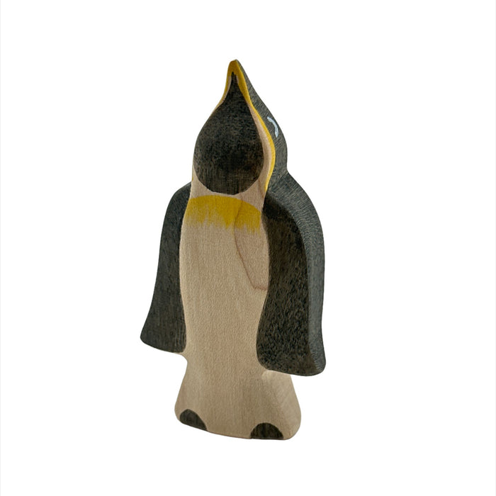 Handcrafted Open Ended Wooden Toy Animal - Penguin Standing