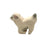 Handcrafted Open Ended Wooden Toy Farm Animal - Goat Kneeling (Miniature)