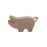 Handcrafted Open Ended Wooden Toy Farm Animal - Piglet